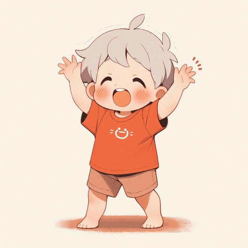 Bộ ảnh chibi cho bé trai cực dễ thương