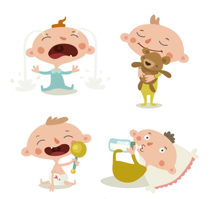 Thiết kế chibi thôi nôi bé trai đẹp lạ