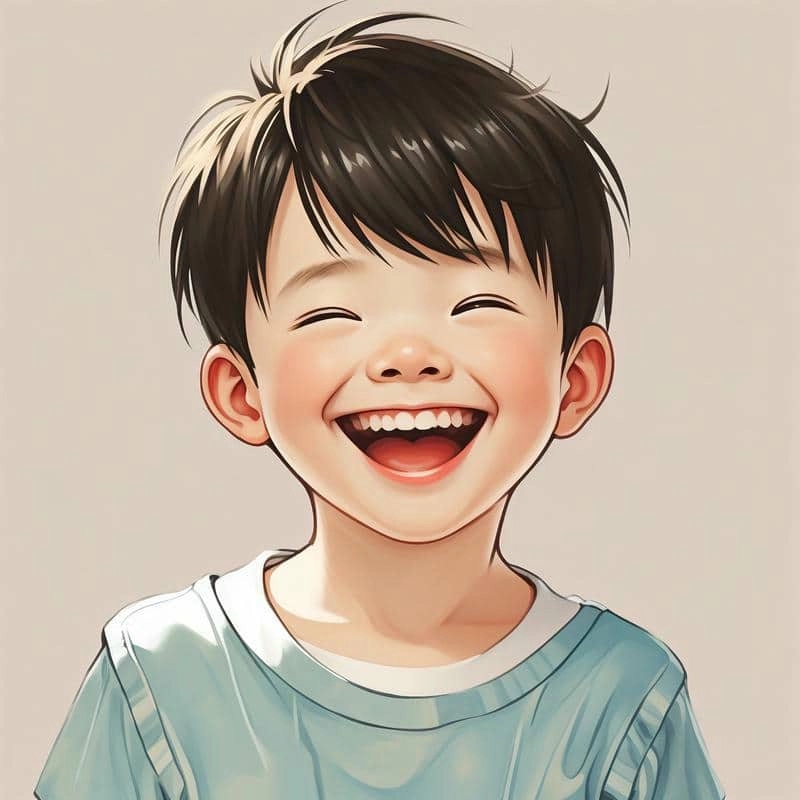 Bộ hình chibi bé trai cute đáng yêu