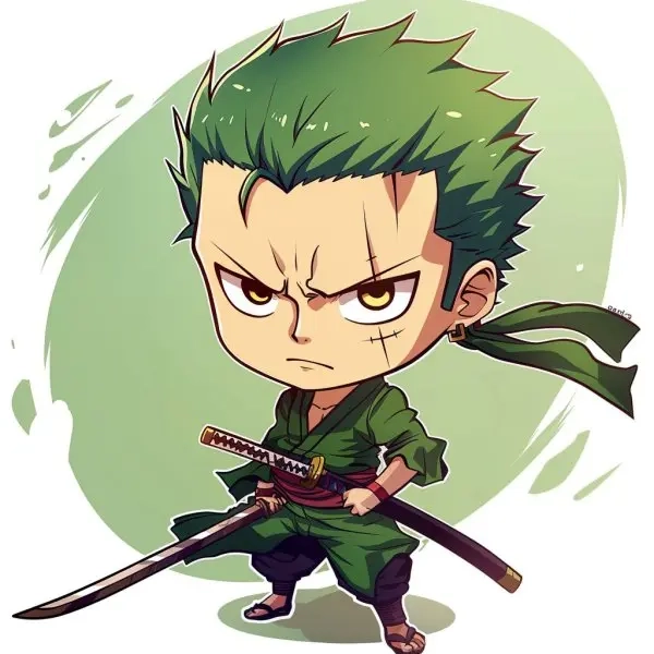 Bộ ảnh zoro chibi ngầu siêu chất