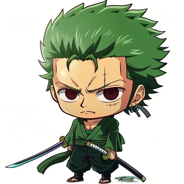 Thư viện hình ảnh zoro chibi độc đáo