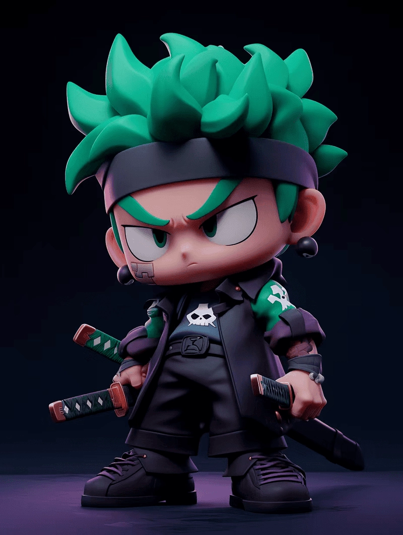 Tự tay thực hành cách vẽ zoro chibi