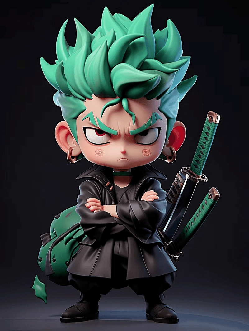 Ngắm trọn bộ ảnh zoro chibi dễ thương