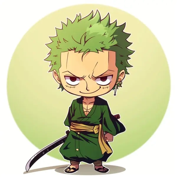 Nét đáng yêu đậm chất zoro chibi kawaii