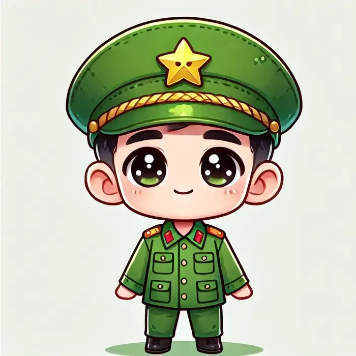 Tải về ngay hình bộ đội chibi yêu thích
