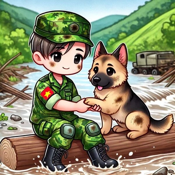 Chibi bộ đội Việt Nam đẹp ngầu