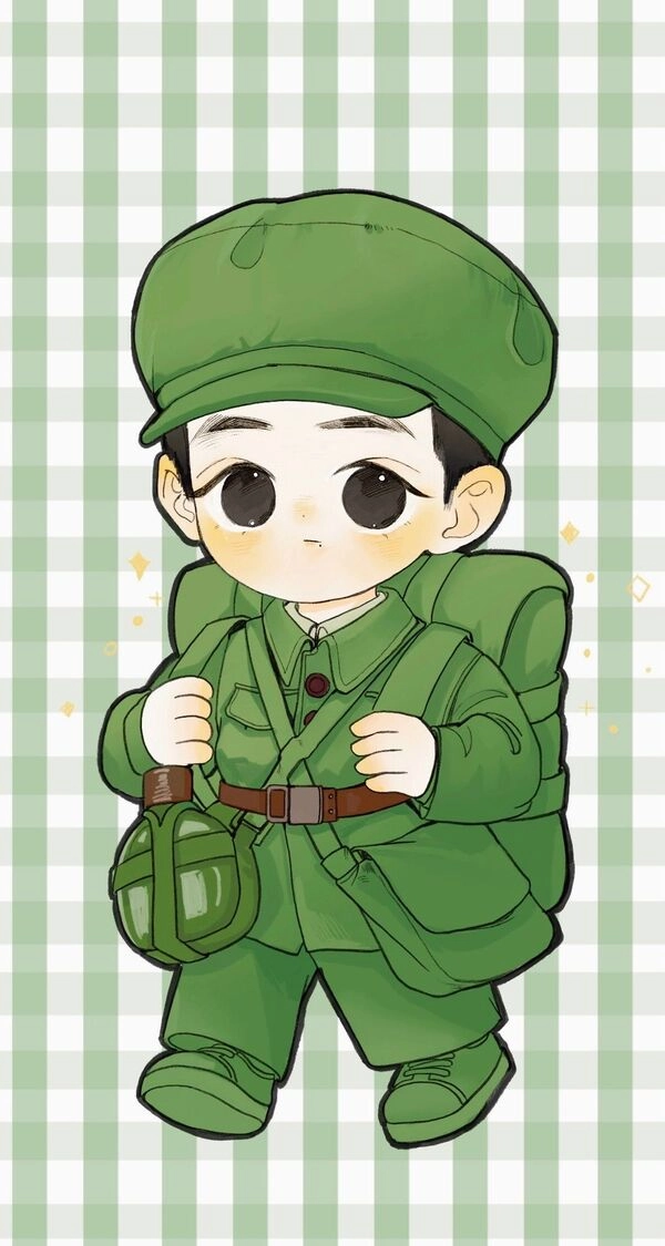 Gợi ý mẫu vẽ chú bộ đội chibi cực đẹp