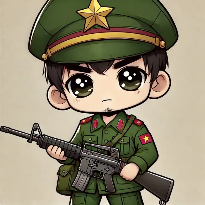 Mẫu mới bộ đội hải quân chibi siêu ngầu