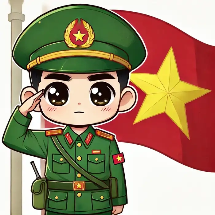 Album hình chibi bộ đội đáng yêu lạ thường