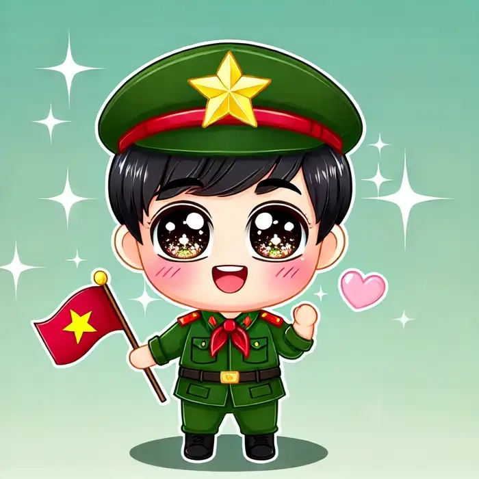 Phong cách chibi bộ đội truyền cảm hứng