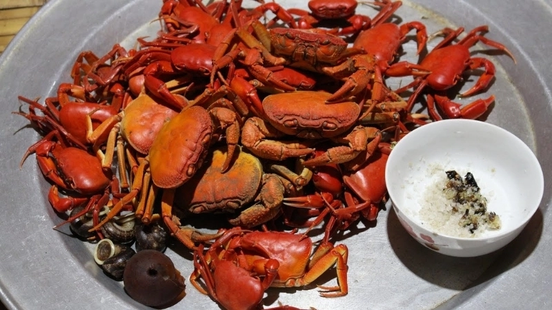 Một số món ăn chế biến từ loài cua đá