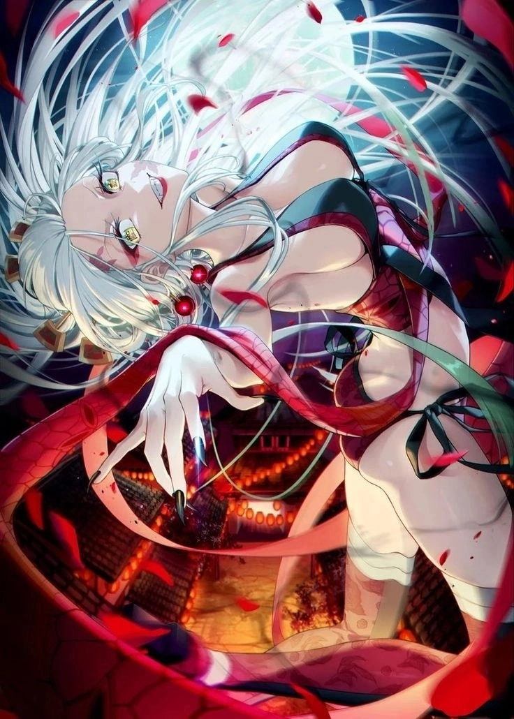 Vẻ đẹp chết người của daki sexy demon slayer