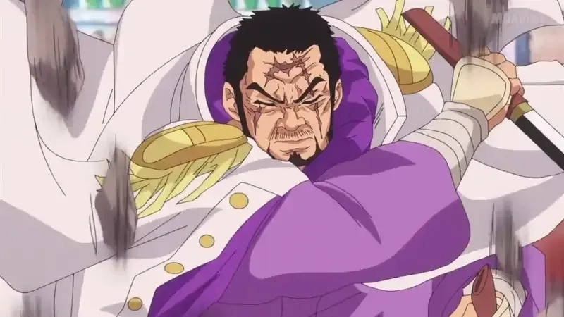 Fujitora dressrosa lần đầu lộ diện chính thức