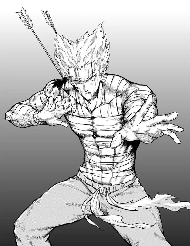 Diễn biến hấp dẫn cùng one punch man garou