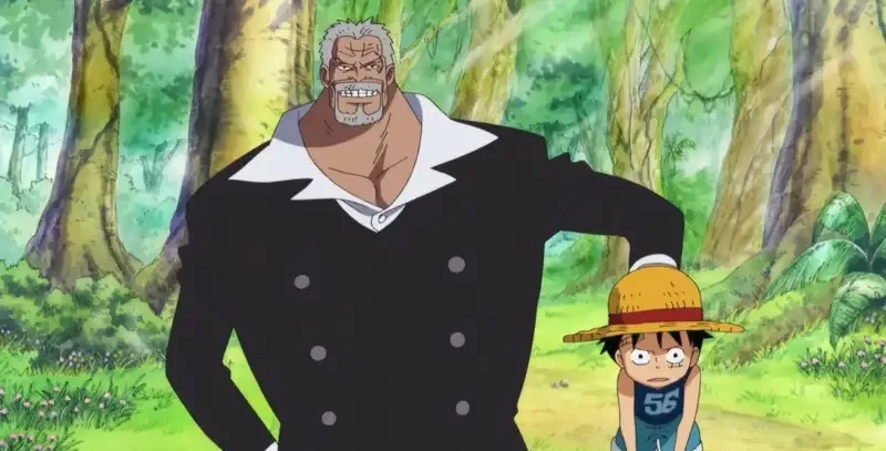 Sức mạnh công lý trong garp vs akainu