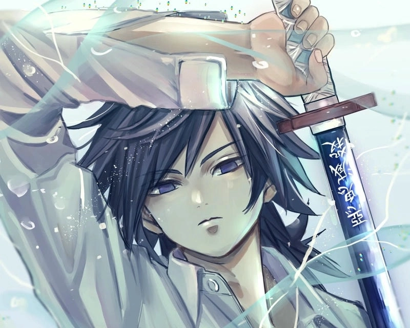 Fanart đáng yêu giyuu tomioka chibi