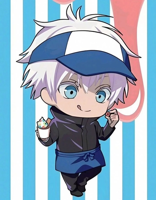 Cười ngất với cute gojo chibi cực cool