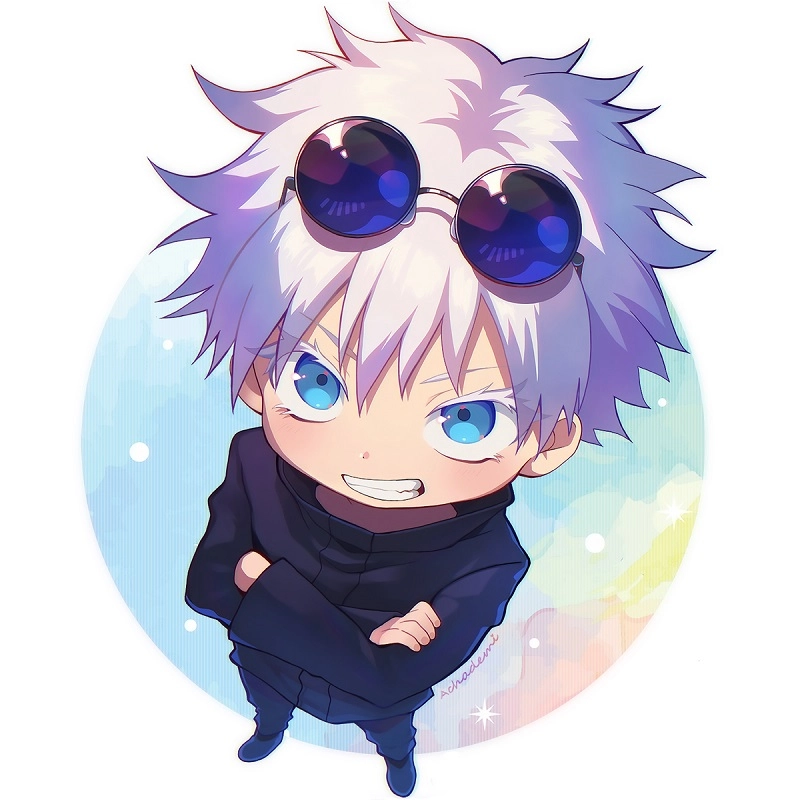 Tải ngay ảnh gojo chibi siêu chất lượng