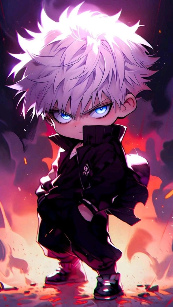 Cười nghiêng ngả với gojo chibi gif sinh động