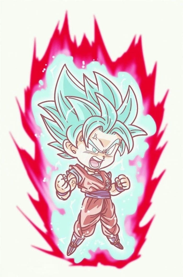 Nhìn cận cảnh son goku chibi siêu dễ thương