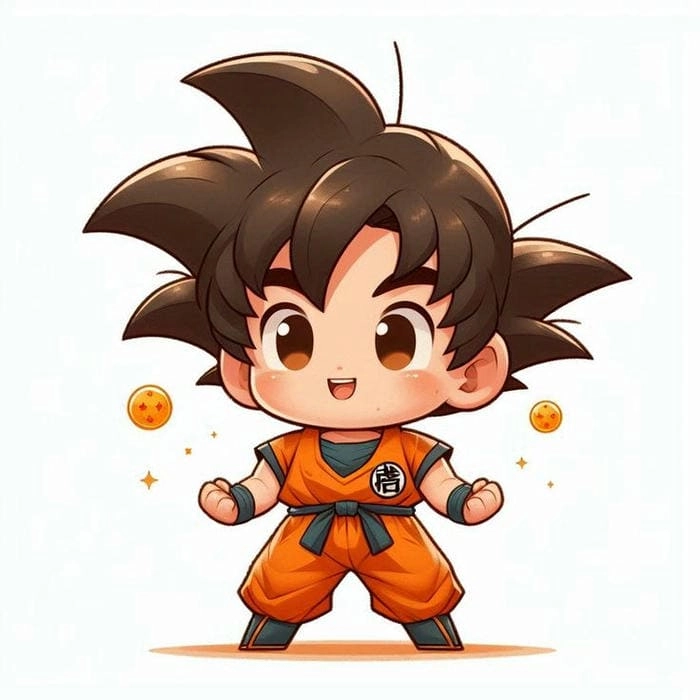 Xem ngay bộ hình ảnh goku chibi nổi bật