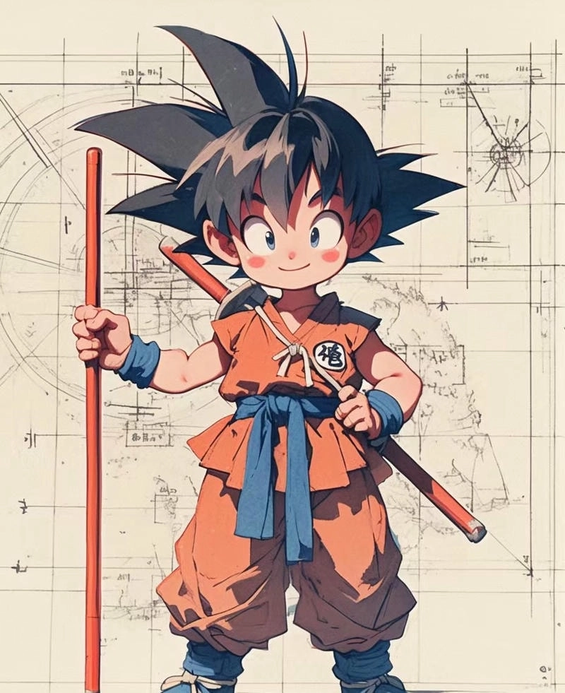 Tự học cách vẽ goku chibi từ cơ bản