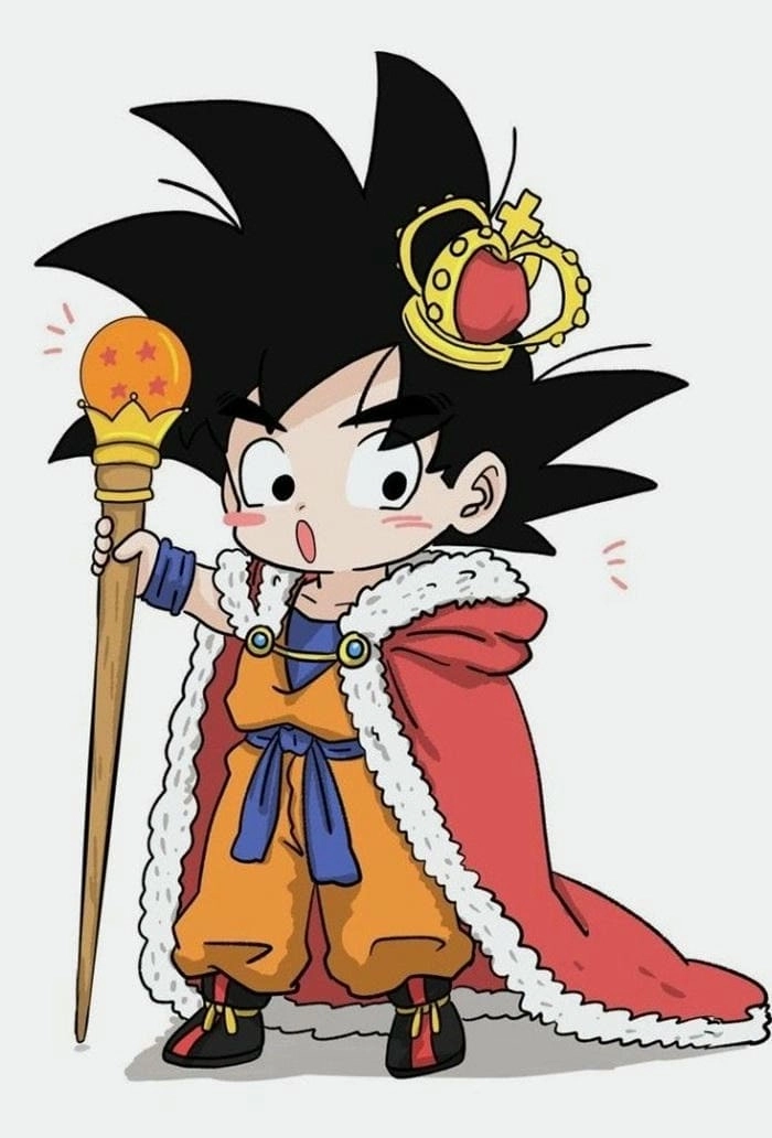 Hình goku chibi dancing đáng yêu vô đối
