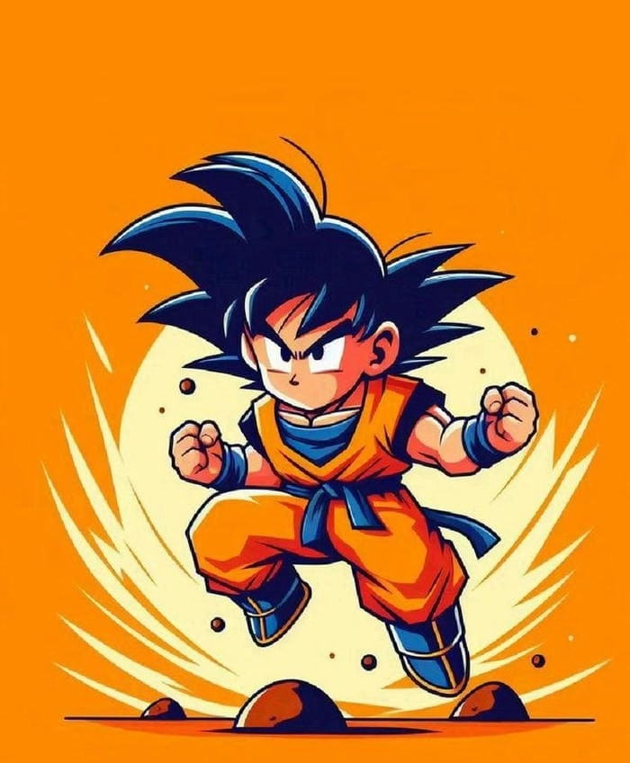 Ngắm trọn bộ goku chibi kawaii siêu dễ thương