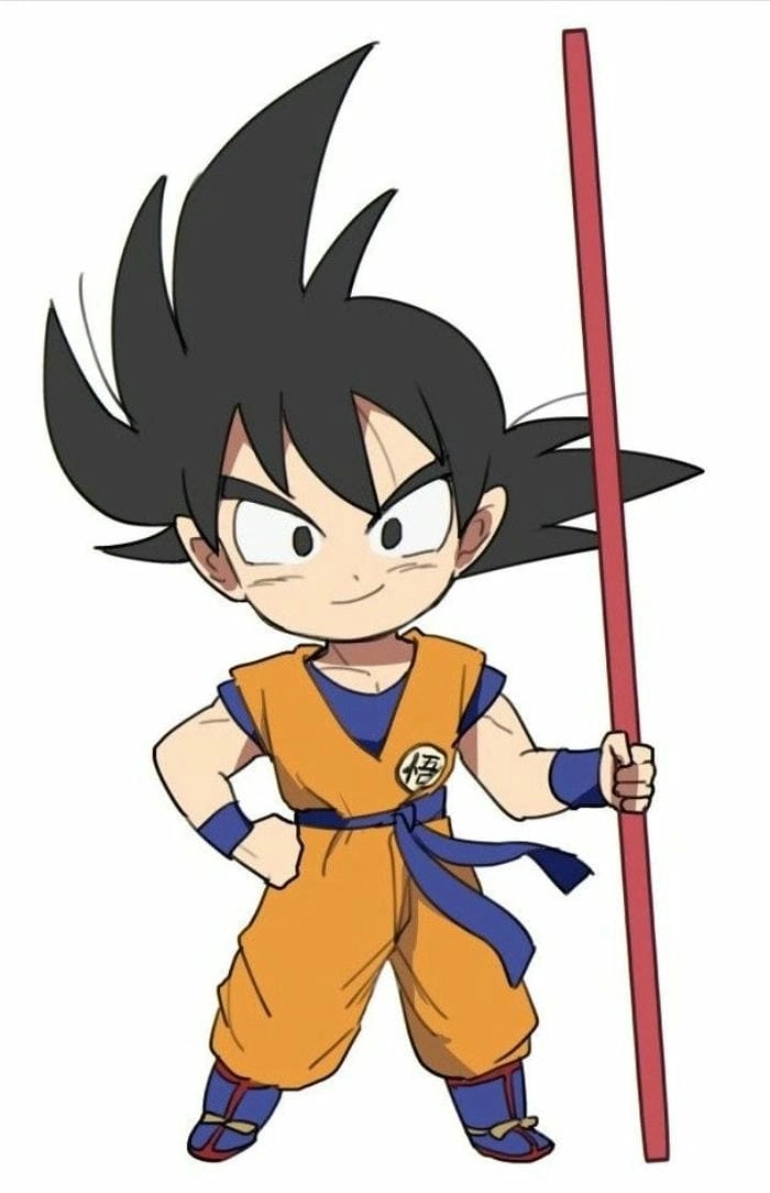 Bộ sưu tập goku chibi sticker siêu đáng yêu