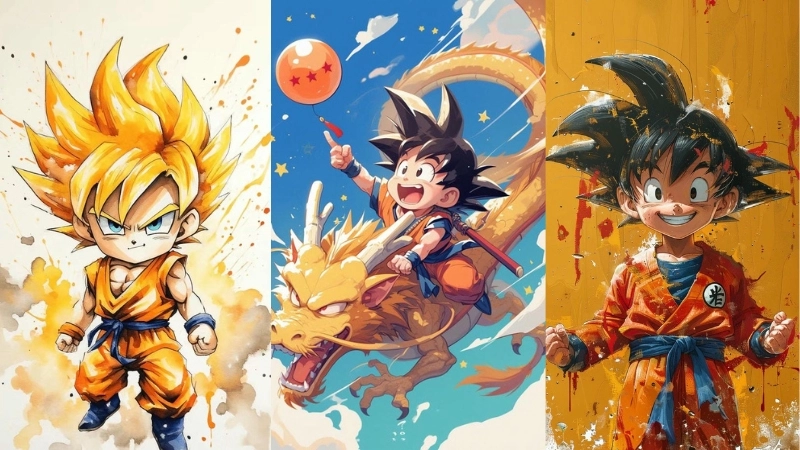 Tổng hợp ảnh Goku chibi đẹp lung linh cho tín đồ anime