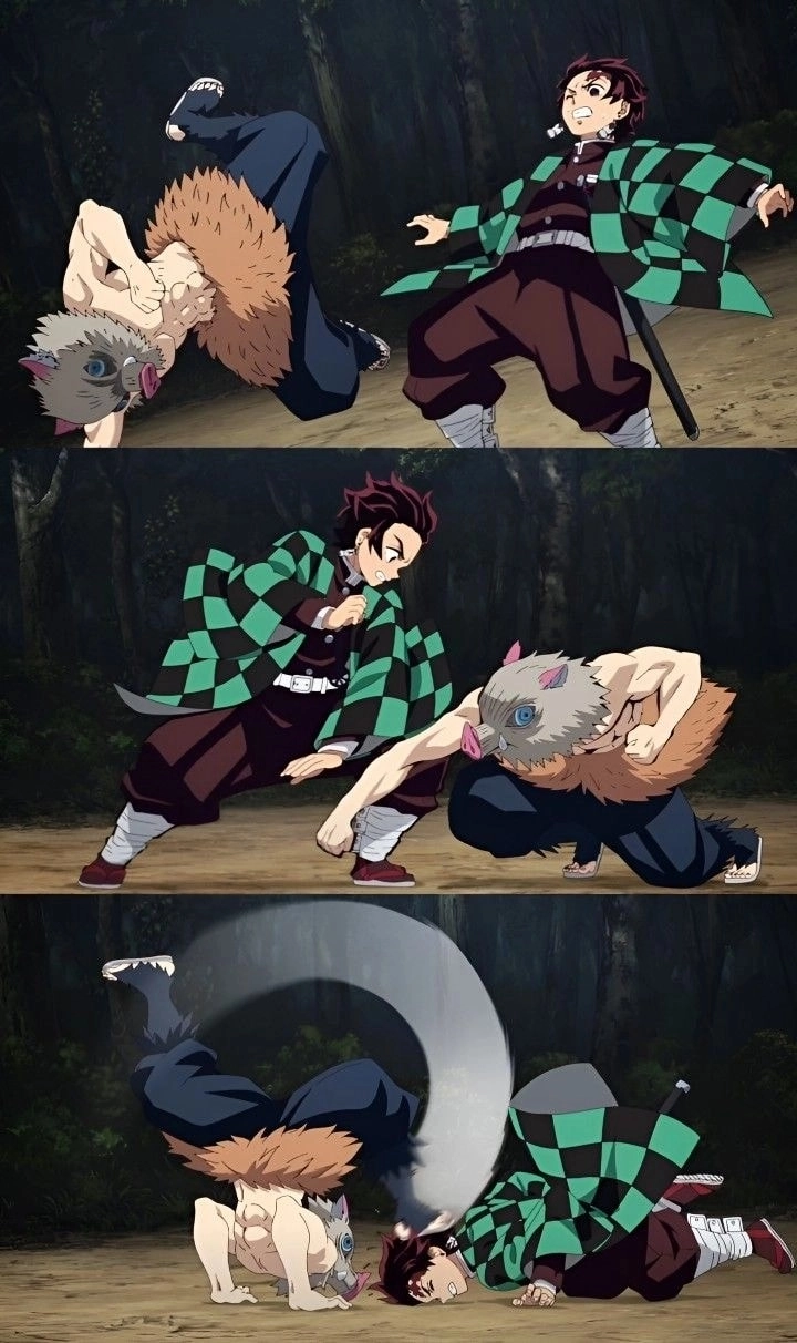 Khoảnh khắc ấm áp inosuke x tanjirou