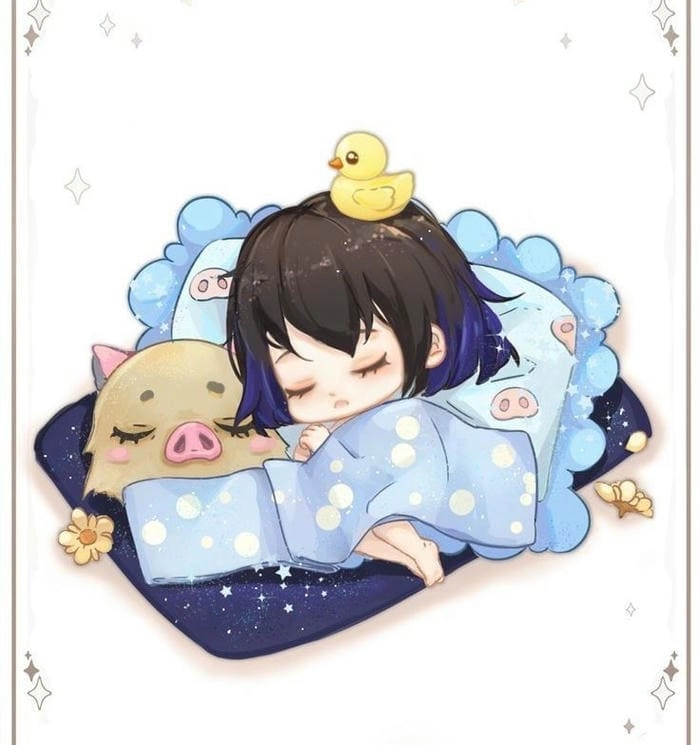 Cặp đôi dễ thương aoi and inosuke chibi