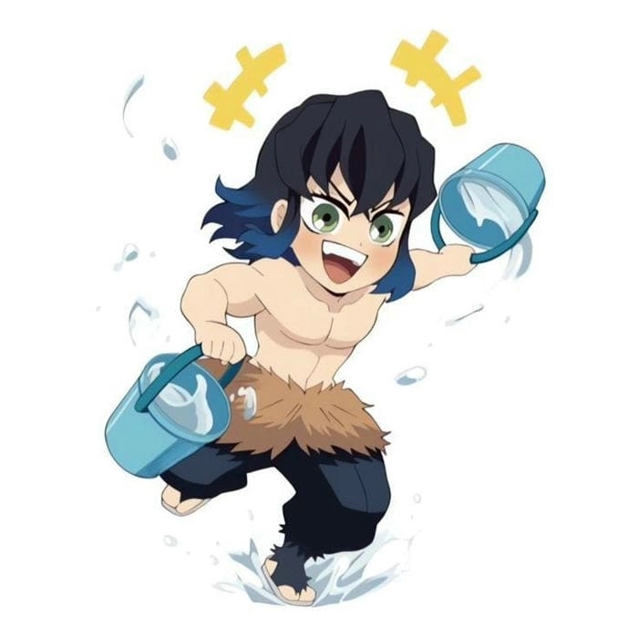 Hướng dẫn how to draw inosuke chibi từng bước