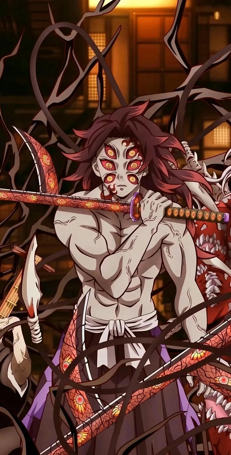 Đôi mắt đáng sợ của demon slayer kokushibo eyes