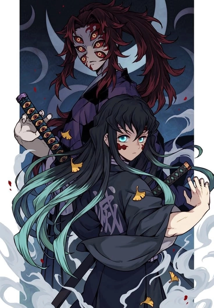 Tạo hình ấn tượng trong anime kokushibo