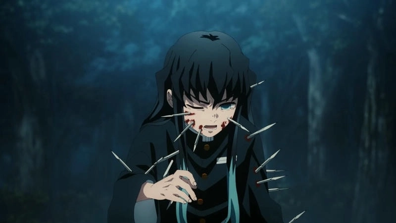 Ánh nhìn Muichiro vô tri lạnh lẽo