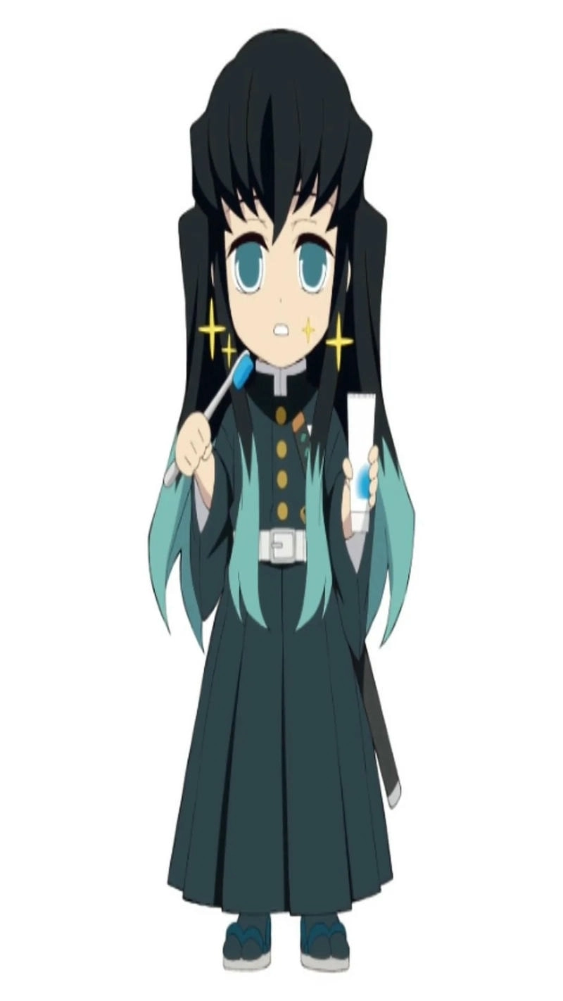 Phản ứng đáng yêu từ Muichiro Nezuko