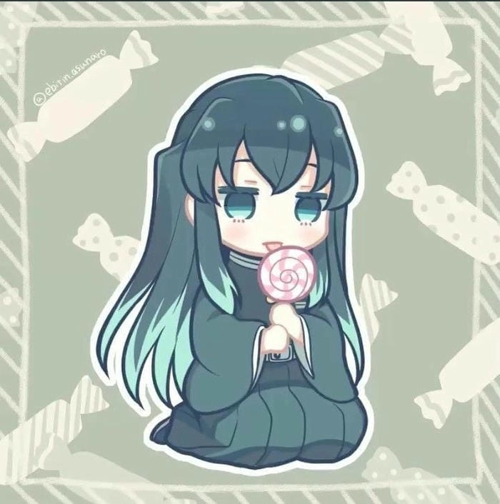 Tập vẽ với mẫu muichirou chibi dễ vẽ