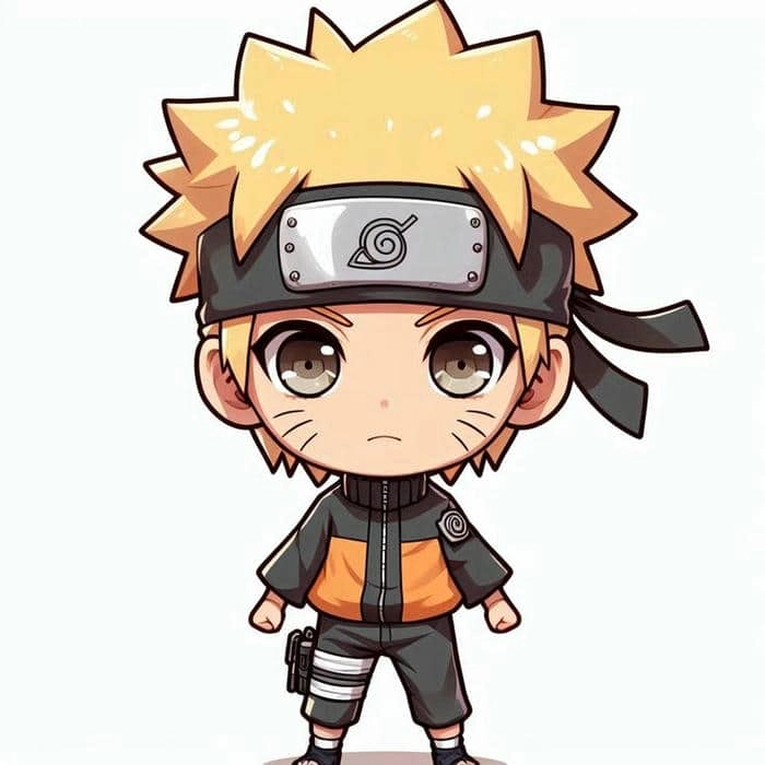 Bộ đôi sakura naruto chibi siêu dễ thương