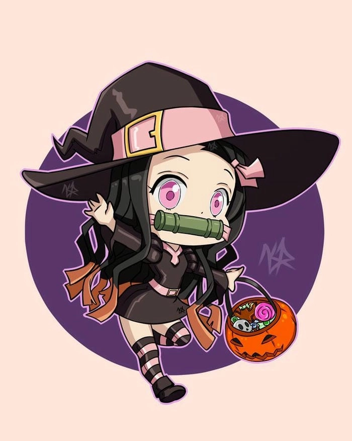 Gợi ý ý tưởng nezuko chibi vẽ cực xinh