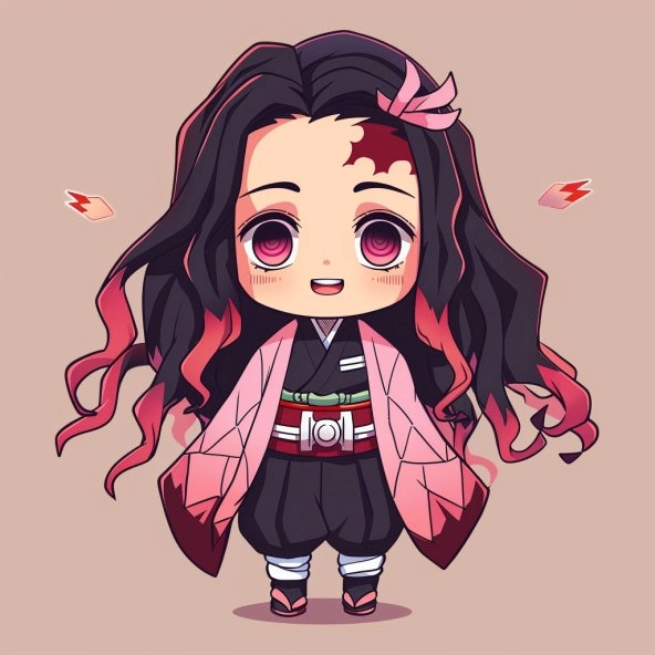 Ngắm ngay cute anime nezuko chibi đẹp tinh tế