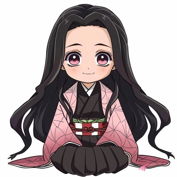 Bộ sưu tập sticker nezuko chibi miễn phí