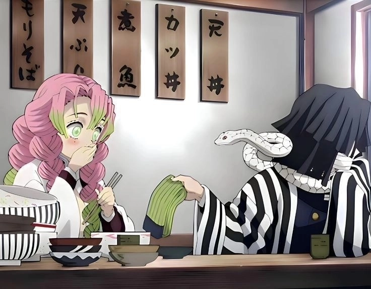 Thần thái lạnh lùng đầy cuốn hút của obanai ngầu