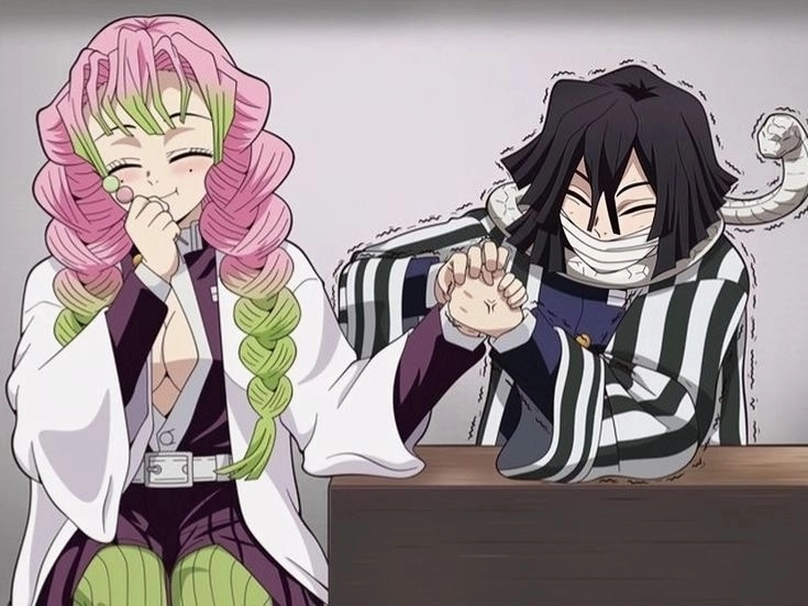 Fanart cặp đôi obanai x sanemi độc đáo