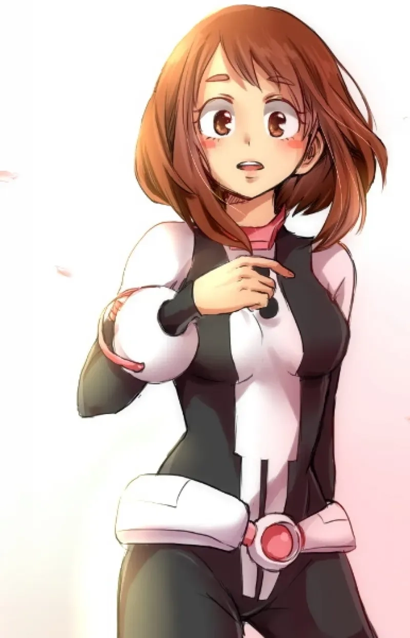 Thế giới siêu anh hùng cùng hero academia ochako