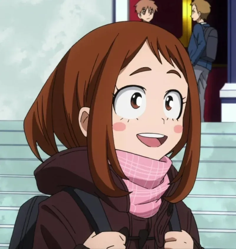 Dễ thương tỏa sáng cùng ochako my hero academia