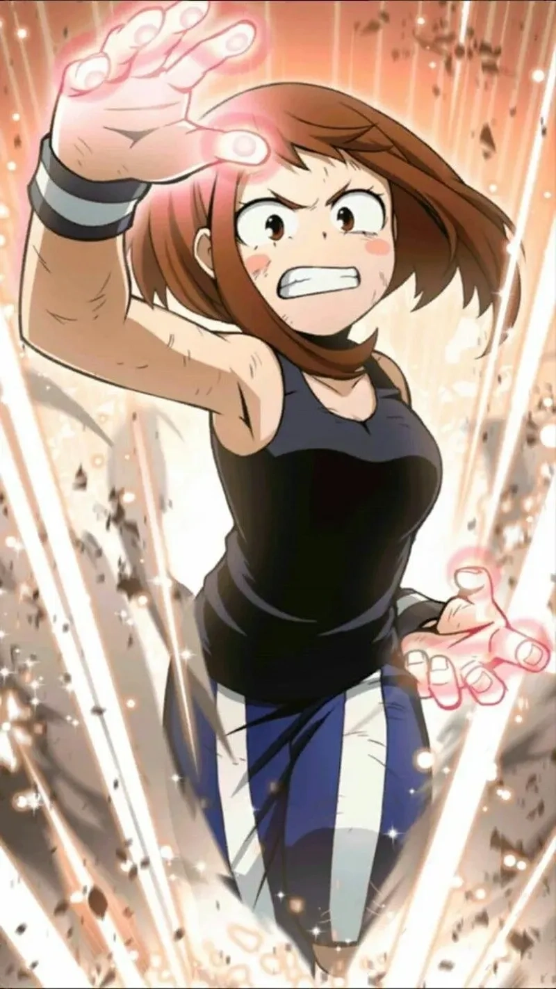 Hóa thân thành ochako uraraka cosplay