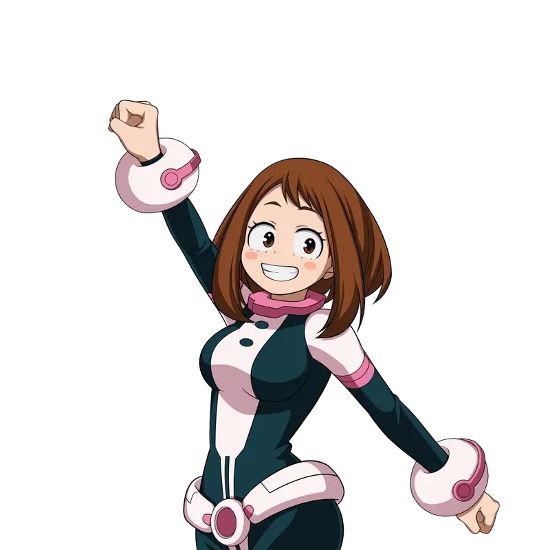 Chi tiết hóa trang my hero academia ochako uraraka cosplay