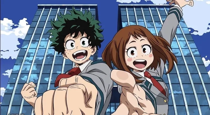 Tình cảm học trò mha deku x ochako