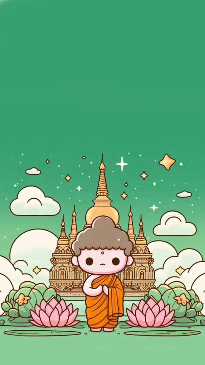Lan tỏa lòng từ bi với nam mô a di đà phật chibi